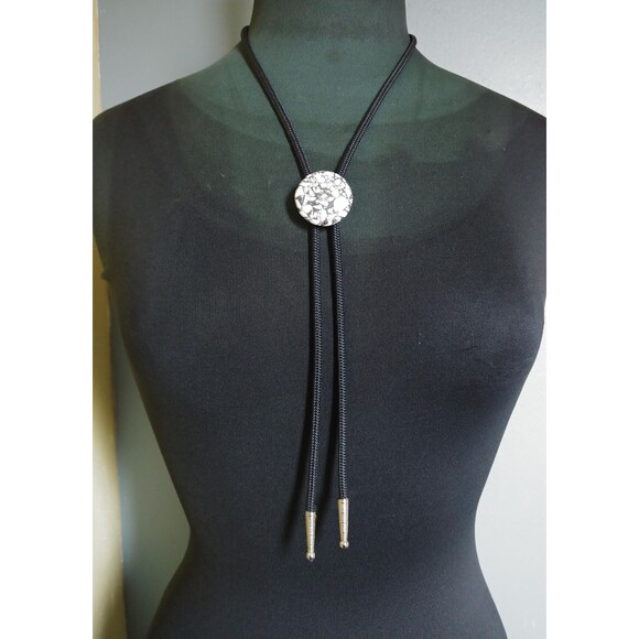 Handcrafted Terrazzo Mosaic Stone Bolo Tie - Picture 6 of 10